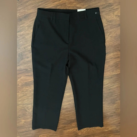 Joie Pants - Joie High Rise Straight Leg Black Trouser Dress Pants Office Work NWT Size 12